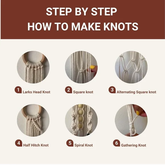 Nurture Things~DIY Retro 70's Handmade Macrame Kit New In Box - Picture 8 of 13